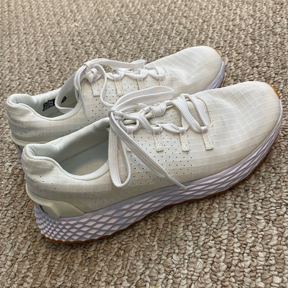 Nobull white shoes